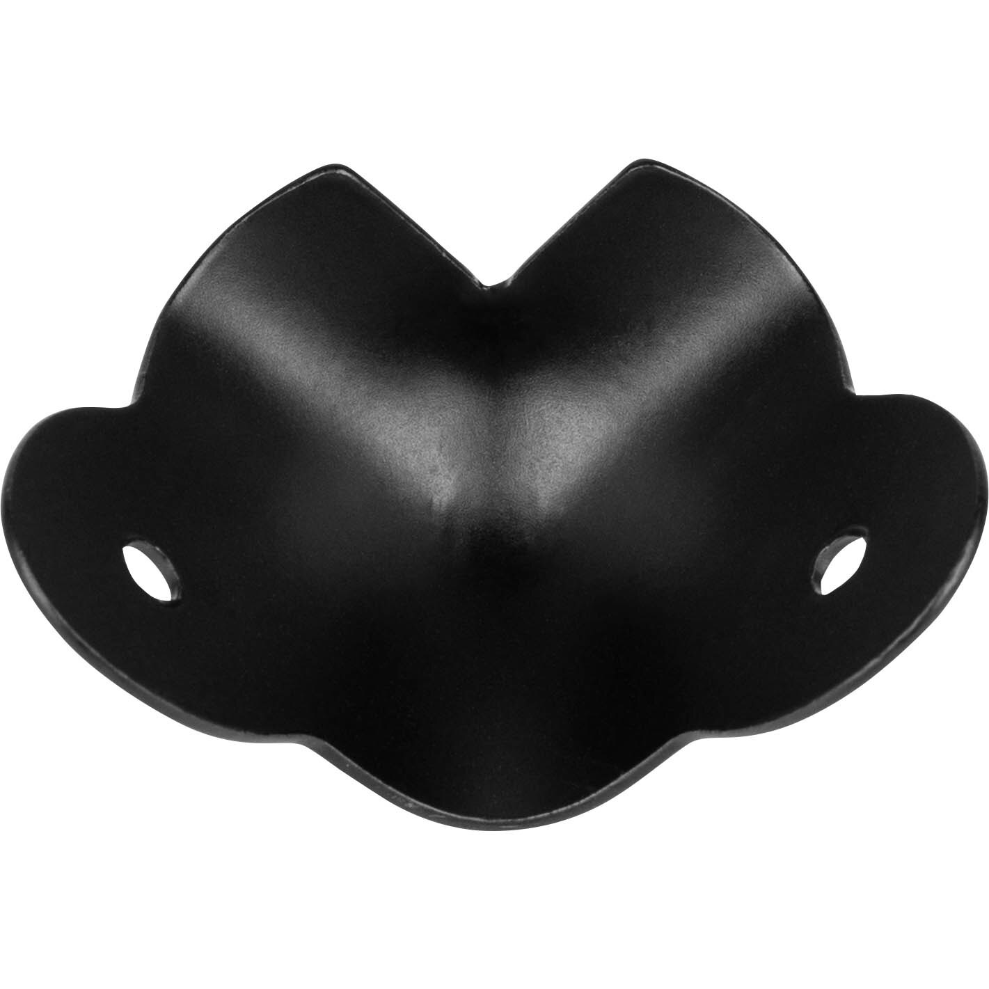 Metal Speaker and Case Corner Black 1.6"